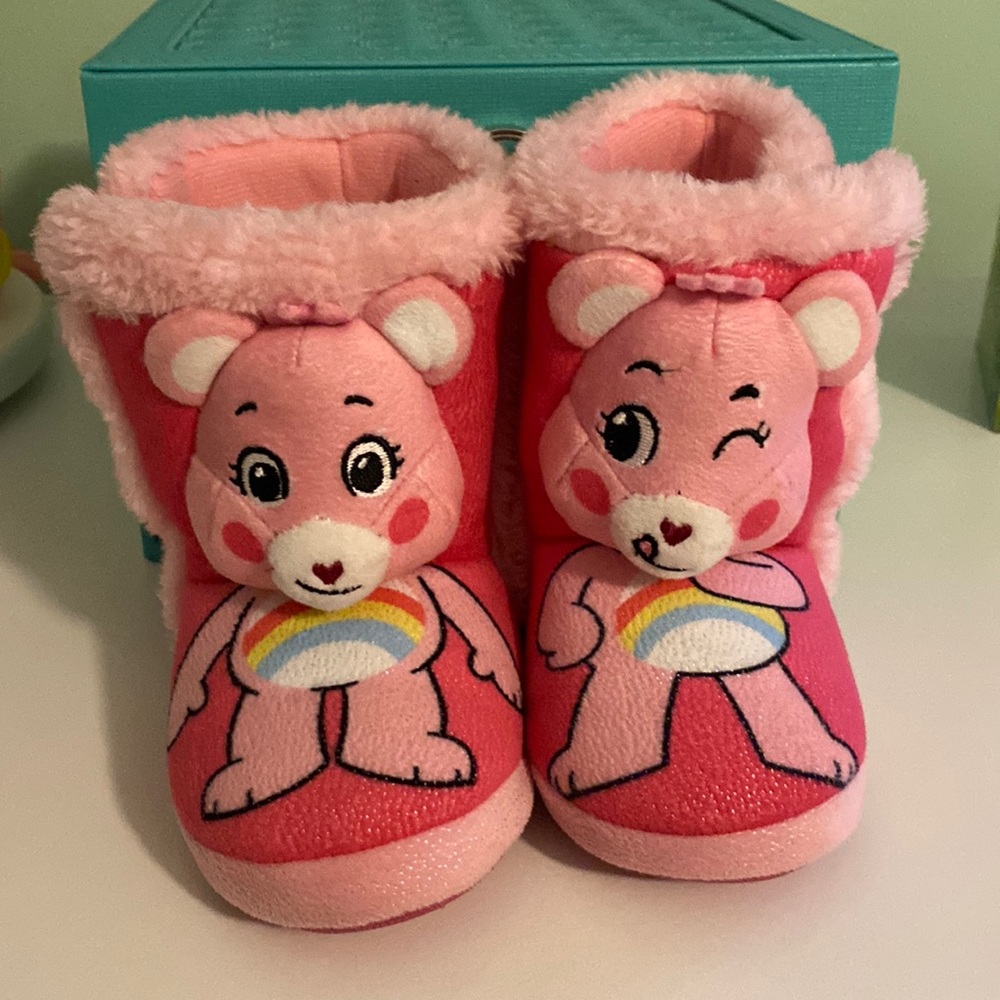 Care bear slipper boots